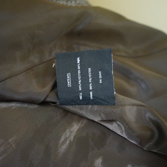 Vintage Fleet Street Women's Medium Button-Down Hooded Pea Coat RN# 50411 - Picture 15 of 16